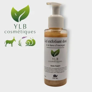 Gel exfoliant non abrasif Doré Bave d'Escargot et Rose de Damas YLB